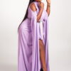Dally Lavender Sultry Cut-out Dress