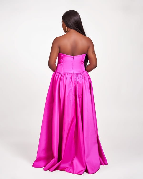 Ayana Long Solid Dress